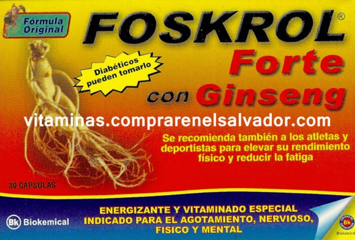 FOSKROL Forte con Ginseng TRIPACK - Imagen 2