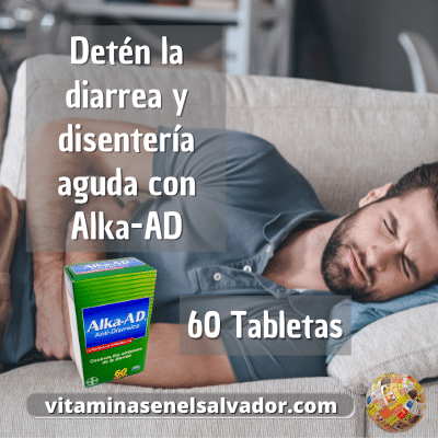 ALKA AD 60 TABLETAS - Anti-Diarreico para su Bienestar