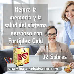 Fortiplex Gold Solución Oral | 12 Sobres Energizantes