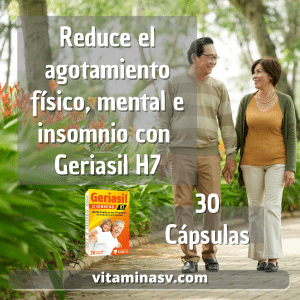 GERIASIL H7 FUERTE CÁPSULAS - 30 Cápsulas para su Bienestar