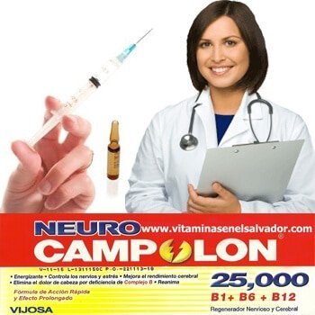 NEURO CAMPOLON 25,000 D.A. SOLUCIÓN INYECTABLE TRIPACK