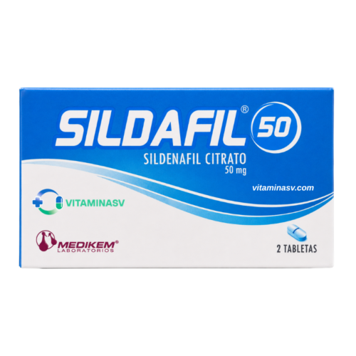 SILDAFIL 50 mg - 2 Tabletas | Potenciador Sexual | 10 TABLETAS EN TOTAL