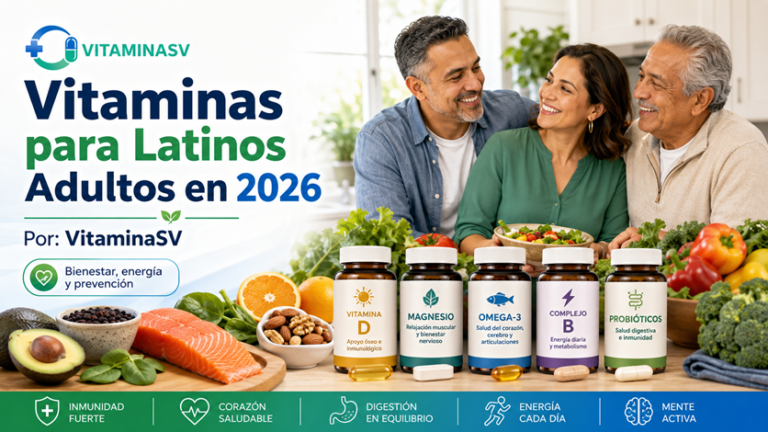 Vitaminas para Latinos Adultos en 2026